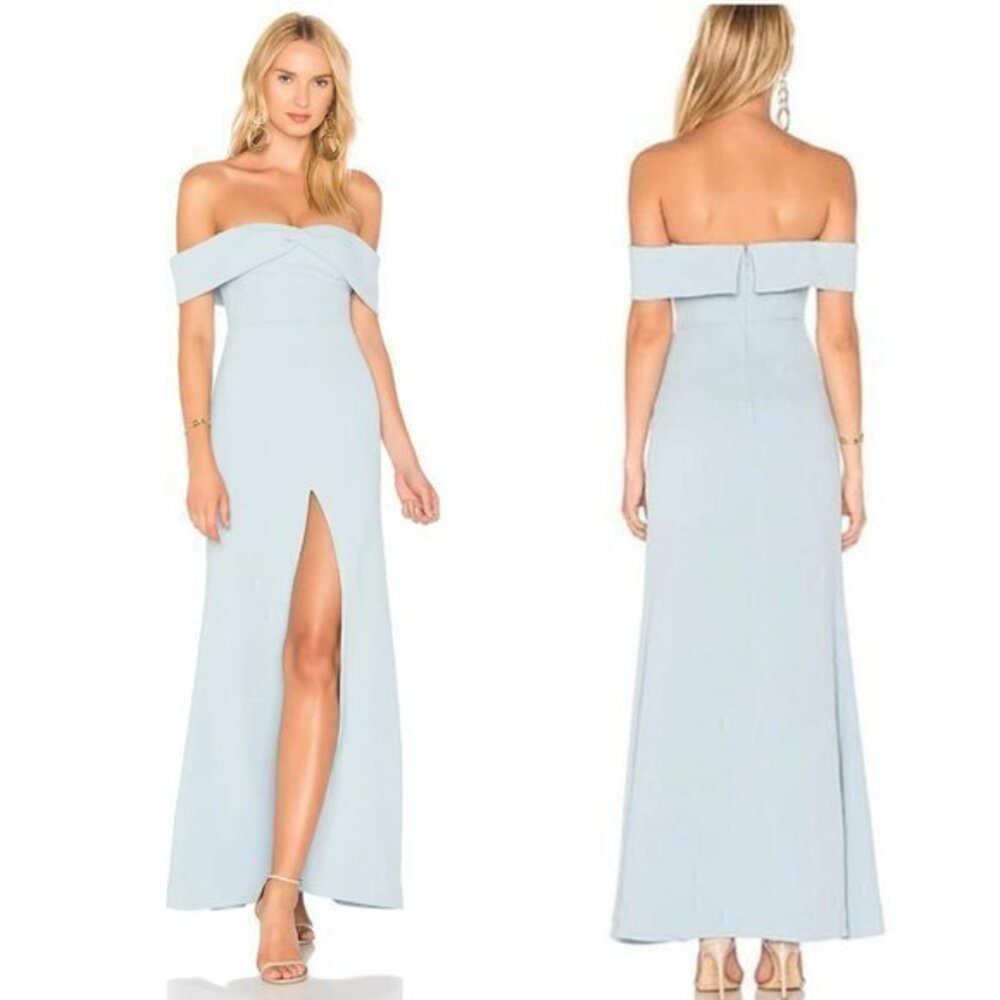 Lovers and Friends Danica Gown Silver Blue